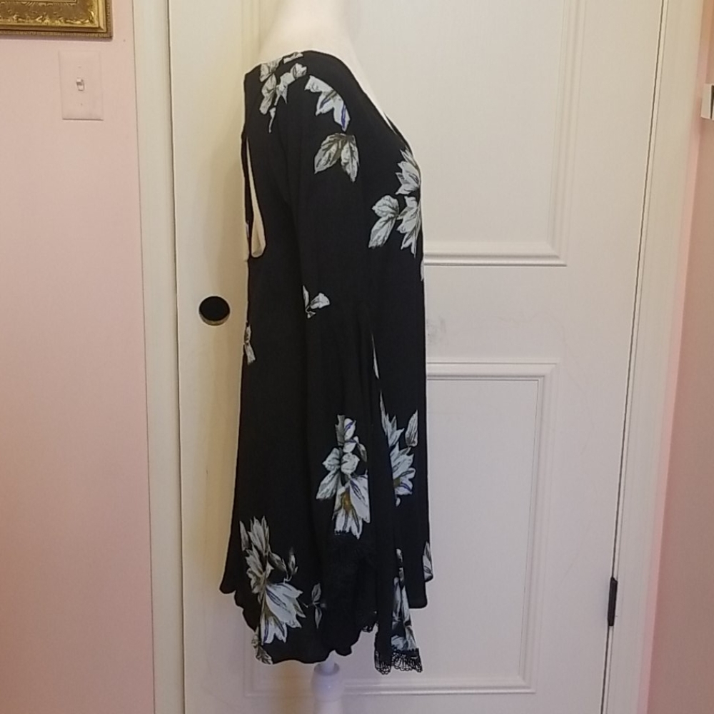 NWOT FREE PEOPLE floral tunic/mini dress - Picture 2 of 12